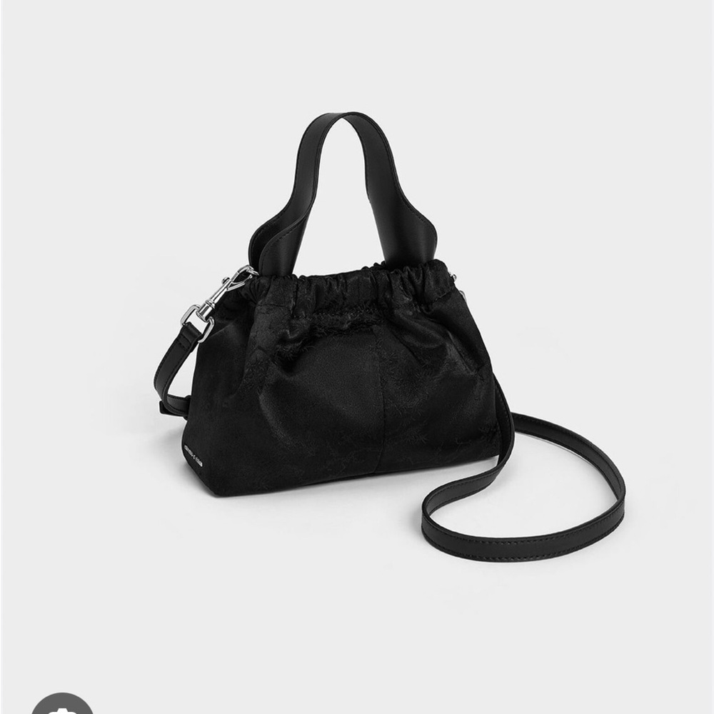 Charles & Keith satin handbag